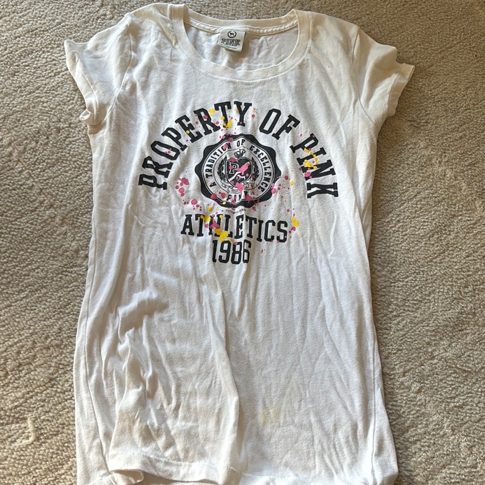 PINK Victoria's Secret Classic White Tee